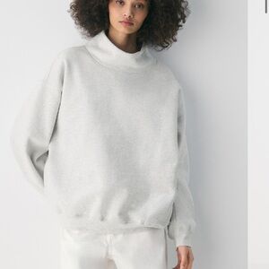 Aritzia Cozy Sweatfleece Mega Funnel Neck